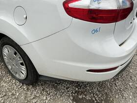 187-01187b Ford Rear Bumper Cover White Sedan Fits 14-19 Fiesta 772501