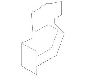 8l8z-13a004-a Ford Genuine Side Bracket