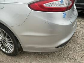 Es7z17k835bptm Ford Rear Bumper Cover With Park Assist 1 Exhaust Cutout Fits 13-18 Fusion 842577