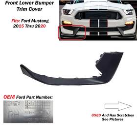 Ford Fr3z-17e810-ac Genuine 2015-2020 Mustang Front Right Lower Bumper Trim Cover Fr3z17e810ac