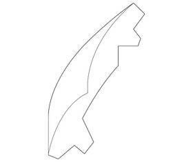 Jl3z-17626-b Ford Genuine End Panel