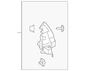 Ks7z-17d942-a Ford Genuine Side Bracket