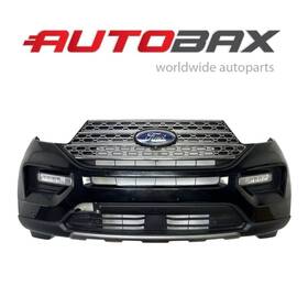 Lb5b17c831aa Ford 2020 2021 2022 2023 2024 Explorer Front Bumper Cover Assy With Grille Light