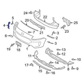 Lj6z-15a245-ab Ford Genuine Side Cover
