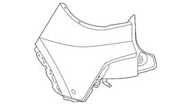 Lj6z-17810-cdptm Ford Genuine Side Extension
