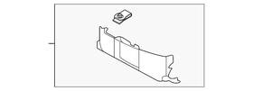 M2dz-17e811-ba Ford Genuine Bumper Cover Spacer Panel