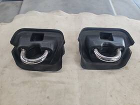 Ml34-17h785-aa Ford 2021-2023 F150 Chrome Tow Hook Set With Seal Garnish Oem