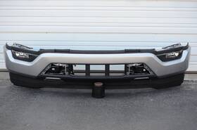 Ml3z-17757-bptm Ford 2021-2023 F-150 Front Bumper With Halogen Fog Lights Iconic Silver Fx4 Xl Xlt