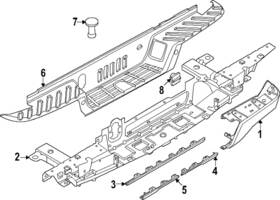 N1wz-17906-np Ford Genuine Bumper Corner Cover