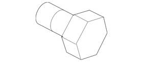 N806034-s438 Ford Genuine Bumper Cover Screw