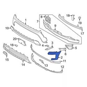 Nl1z-8419-bbptm Ford Genuine Side Cover