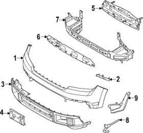 Nz6z-17c947-a Ford Genuine Upper Bracket