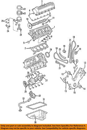 4l3z-6m256-aa Ford Oem Oem-engine Timing Chain Guide 4l3z6m256aa