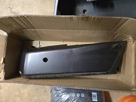 Pnt16910436fc Ford 2015 2016 2017 2018 2019 F150 Rear Bumper End Cap With Sensor Holes Corner Rh