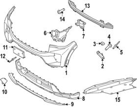 Rb5z-15266-aa Ford Genuine Side Trim