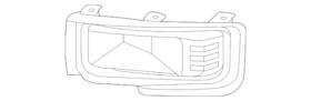 Rl3z-17c754-aa Ford Genuine Molding Bumper Bar