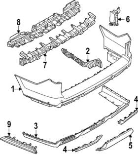Sl1z-17e855-c Ford Genuine Center Support