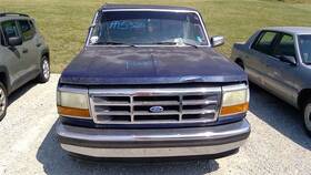 105-01136b Ford Truck Front Bumper From 8501 Gvw Chrome Fits 92-97 F250 Pickup 211040