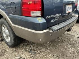 187-01171 Ford Truck Rear Bumper Cover With Park Assist Smooth Painted Fits 03-06 Expedition 801285
