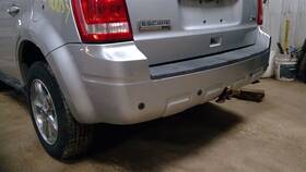 190-00564a Ford Truck Rear Bumper Vin 3 8th Digit Hybrid With Park Assist Fits 08-12 Escape 10292803