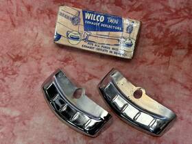 Wico-wf90 Ford Wilco 1955-1956 Bumper Insert Exhaust Deflectors Accessory Hot Rat Rod