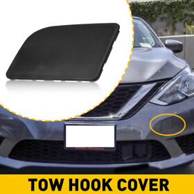 622a09hs0a Front Bumper Tow Eye Bracket Hook Cover Cap Fits For 2016-2018 Nissan Altima