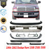 P160907112133 Front Chrome Bumper Covers Fog Bracket Kit For 1994-2002 Dodge Ram 1500