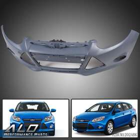 Alo05311 G-plus Fit For 2012-2014 Ford Focus Hatchback Sedan Unpainted Front Bumper Cover