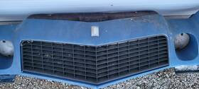 337456 General Motors Camaro 1975 Front Bumper Header Panel Cover Nose Grill With Radiator Support