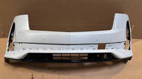 87817029 General Motors 2021-2024 Cadillac Escalade Front Bumper Cover With 4 Sensors Oem Abalone White