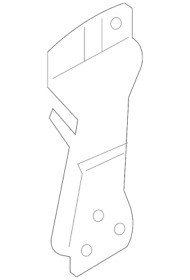 51-11-7-357-179 Genuine Bmw Lower Impact Bar Bracket