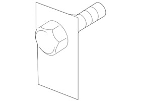 W707315-s439 Genuine Ford Impact Bar Bolt W707315 S439