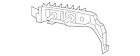 Fb5z-17d942-a Genuine Ford Side Bracket