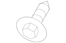 W700092s307 Genuine Ford Side Bracket Screw