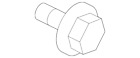 11609733 Genuine Gm Bolt Front Bpr Imp Bar