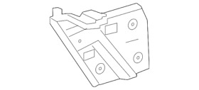 20904550 Genuine Gm Passenger Side Rear Bumper Fascia Bracket