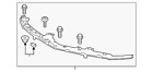 84926765 Genuine Gm Upper Support