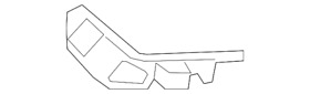 Genuine Mercedes-benz Bumper Holder 910885050064