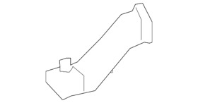447-885-02-18 Genuine Mercedes-benz Inner Support Bracket
