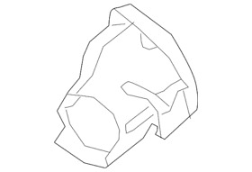 205-490-11-27 Genuine Mercedes-benz Tail Pipe Cover