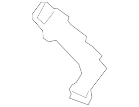 6400g659 Genuine Mitsubishi Bumper Cover Bracket