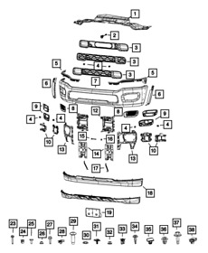 68449247aa Genuine Mopar Lamp Opening Cover Kit