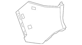 52161-0r906 Genuine Toyota Piece Rear Bumper Right-hand