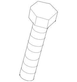 986063 Genuine Volvo Insulator Screw