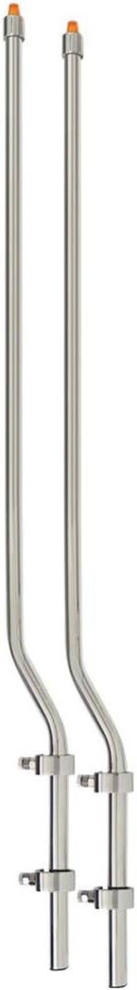 94102 Gg Grand General 7/8 Inches Amber Cap Lighted Bumper Guide With Chrome