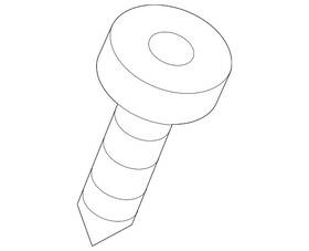 M4.2x1.41x25 Gm 11547421 Genuine Multi-purpose Bolt