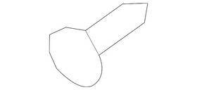 11588486 Gm Genuine Bumper Face Bar Bolt