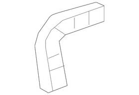 13256843 Gm Genuine Passenger Side Rear Bumper Lower Fascia Bracket