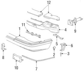 16515037 Gm Genuine Side Support