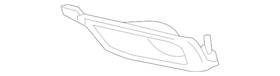 Gm 22758249 Genuine Driver Side Bumper Tail Pipe Bezel